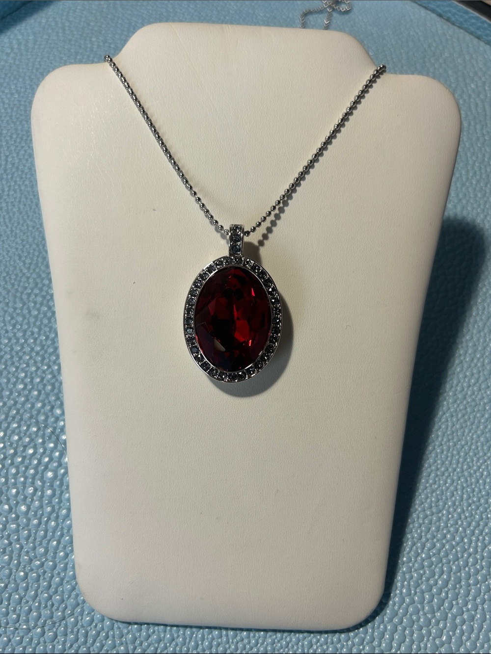 Touchstone Crystal by Swarovski Red Alert Pendant